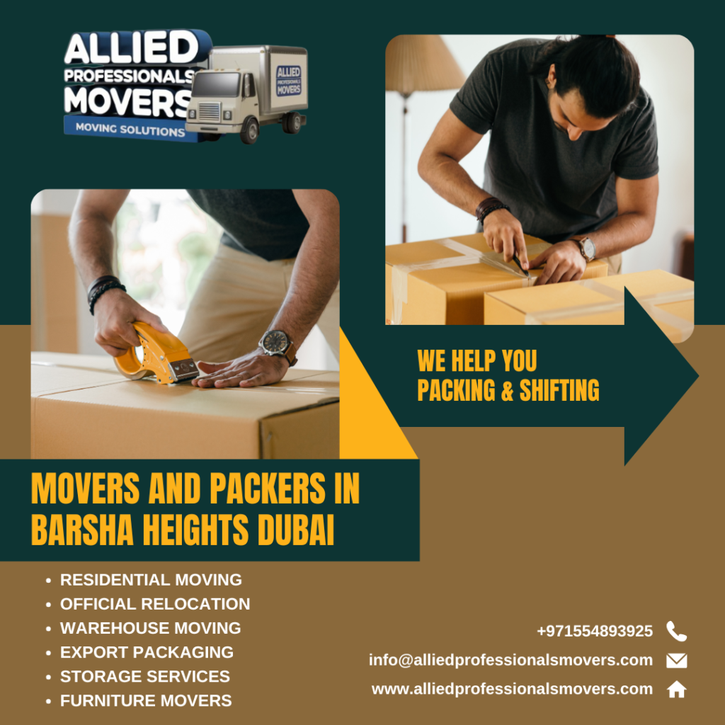 Movers and Packers in Barsha Heights Dubai