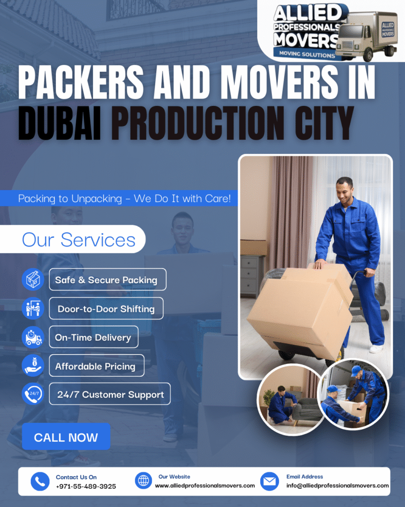 Packers and Movers in Dubai Production City