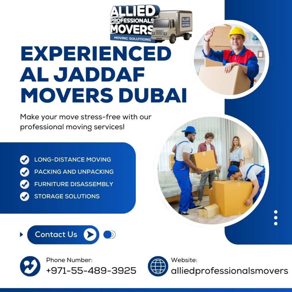 Experienced Al Jaddaf Movers Dubai