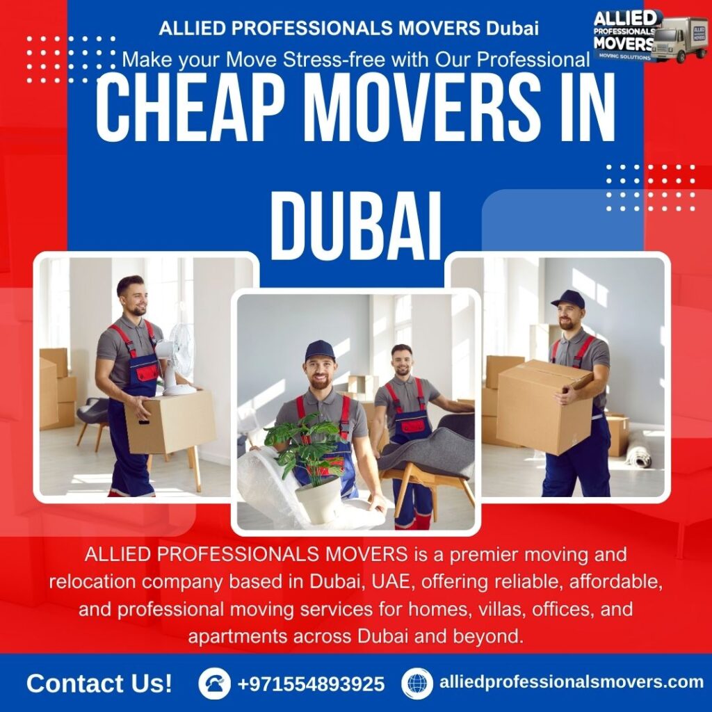 cheap movers in Dubai