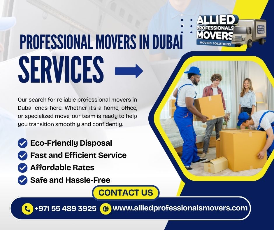 Professional Movers in Dubai