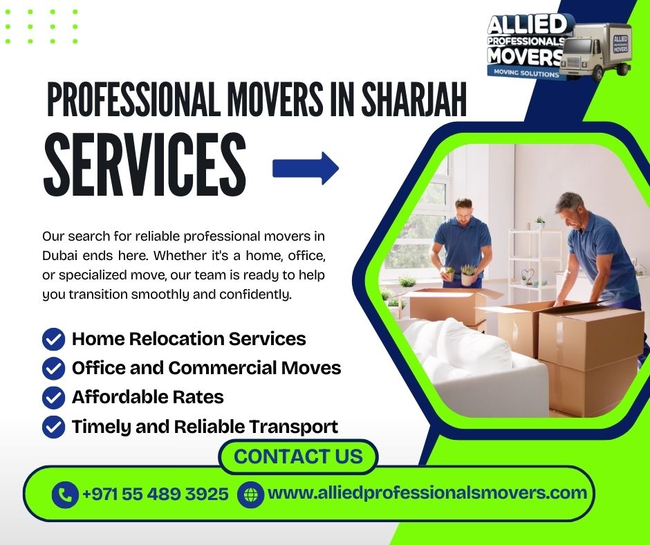 Professional Movers in Sharjah
