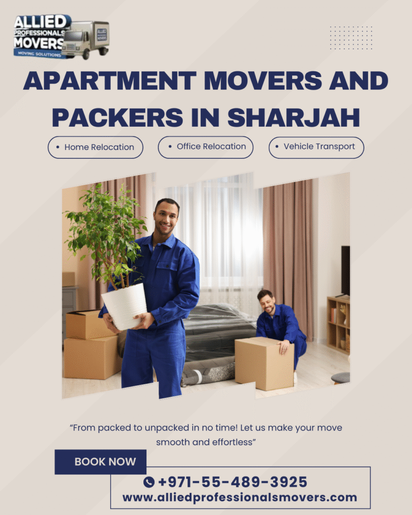Apartment Movers and packers in Sharjah
