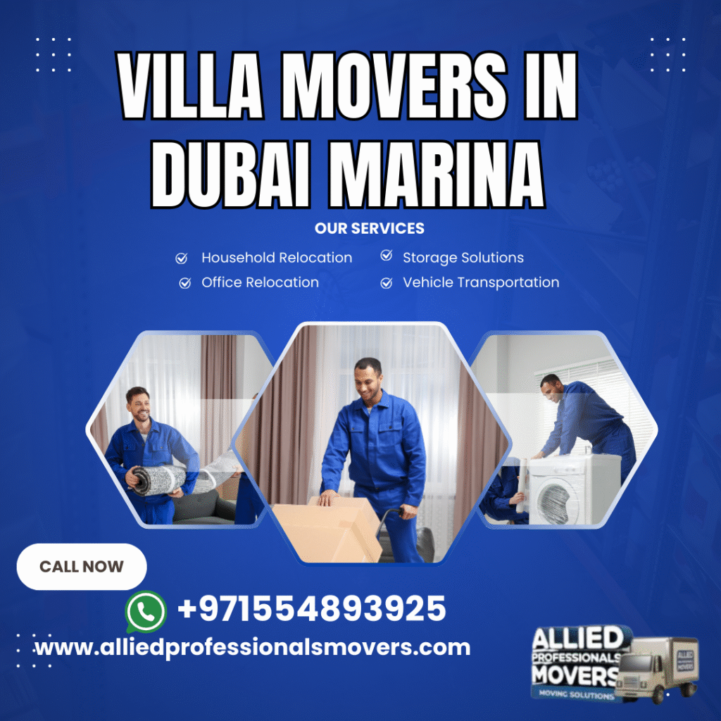 Villa movers in Dubai Marina