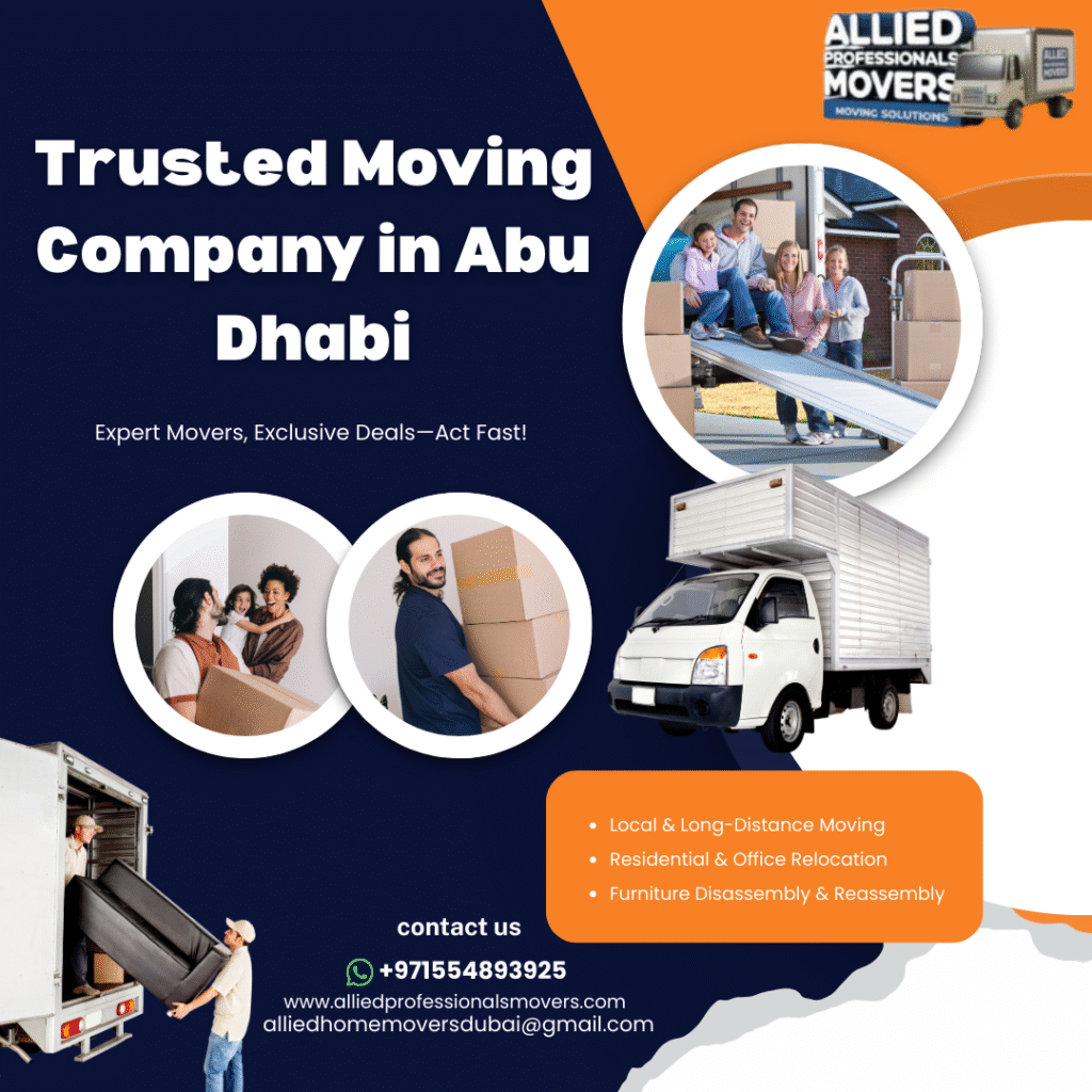 Trusted Moving Company in Abu Dhabi 