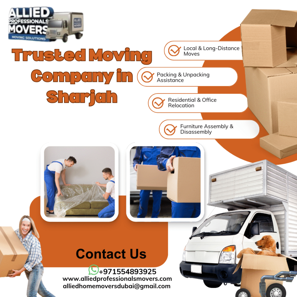 Trusted Moving Company in Sharjah