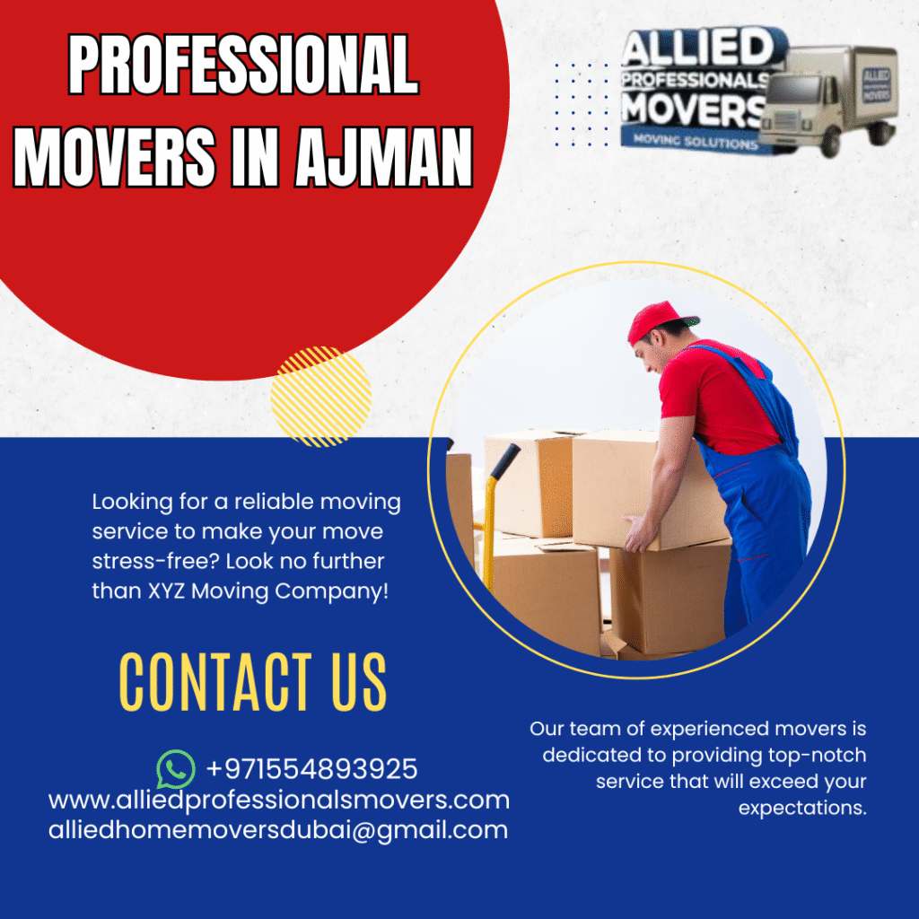 Professional Movers in Ajman |0554893925