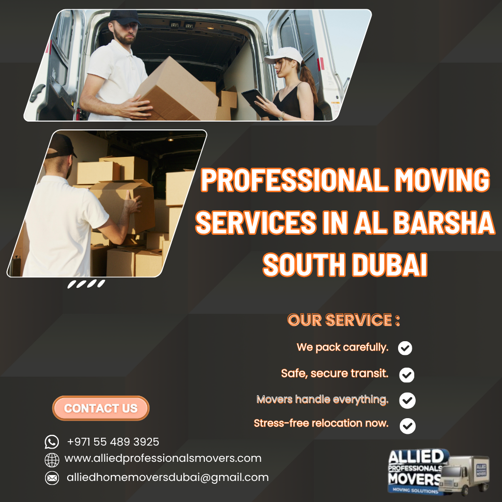 Professional Moving Services in Al Barsha South Dubai|0554893925