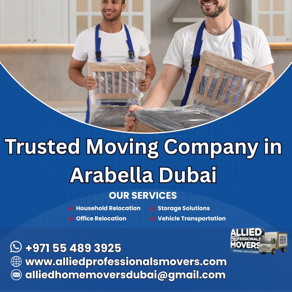 Trusted Moving Company in Arabella Dubai | 0554893925