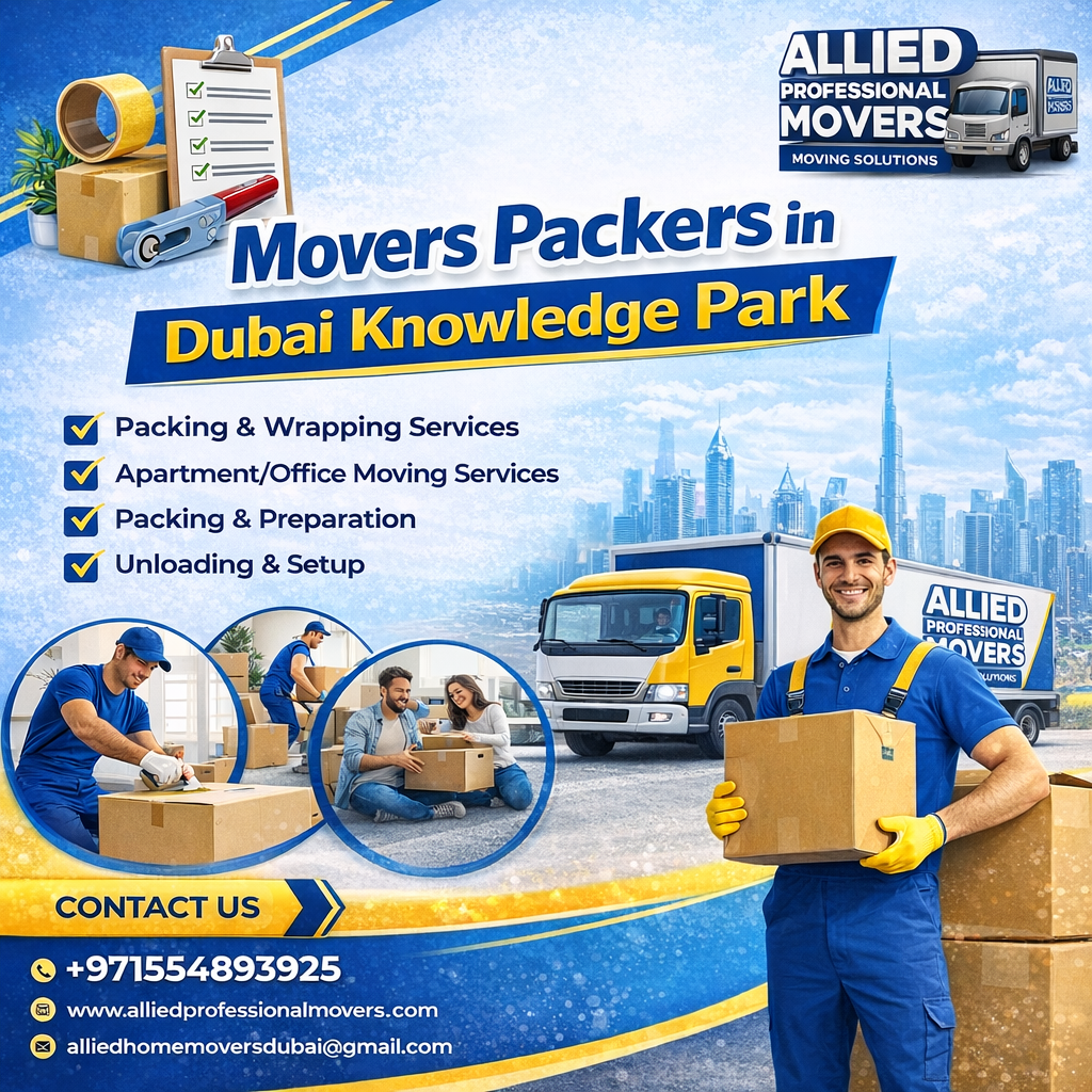 Movers Packers in Dubai knowledge park