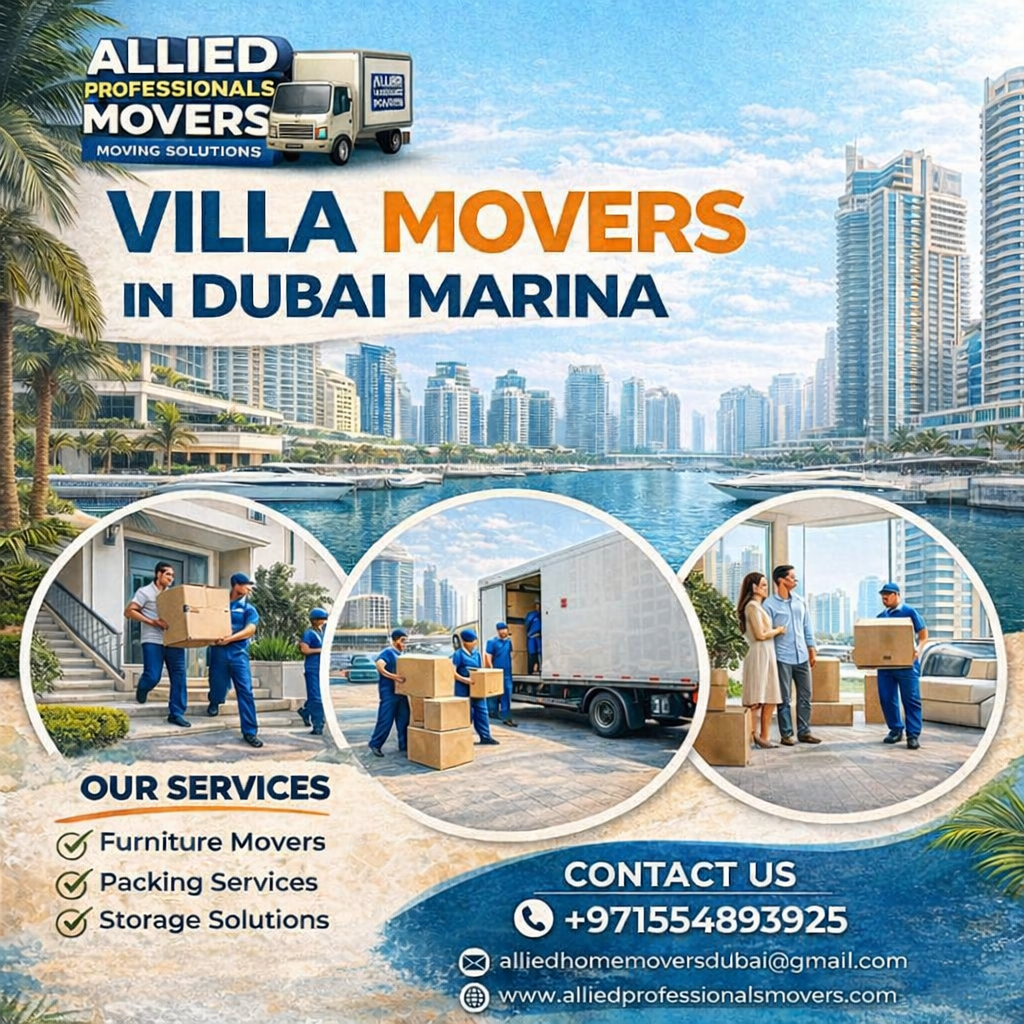 Villa movers in Dubai Marina