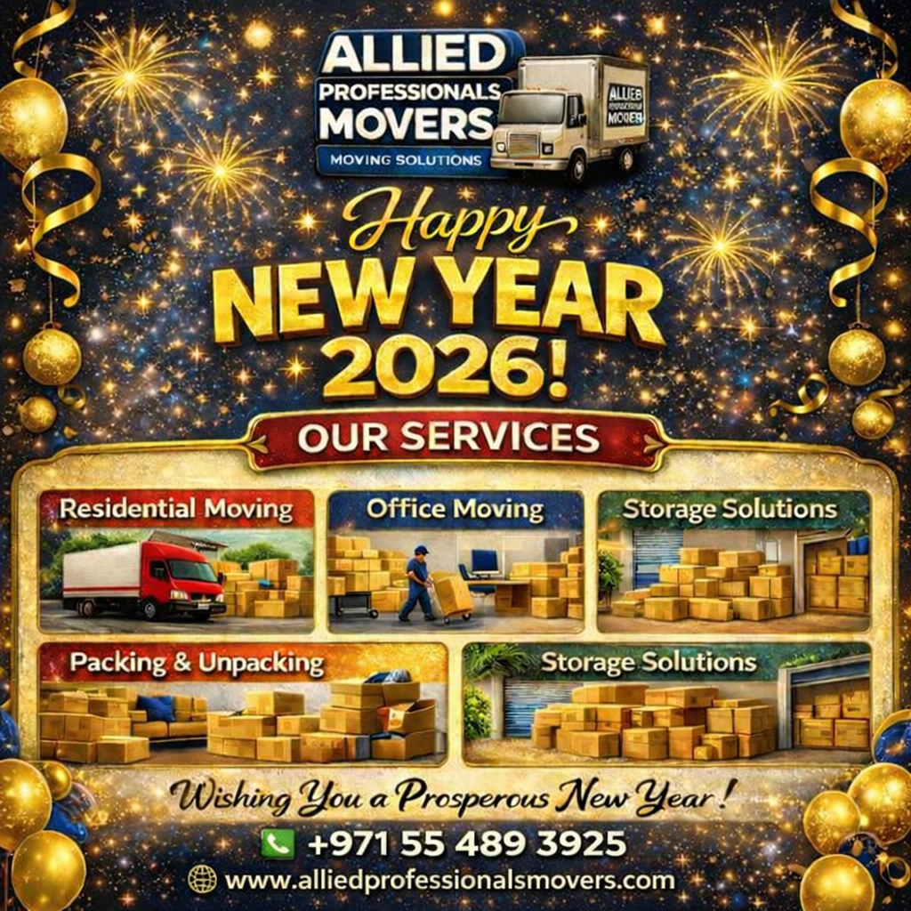 Happy New Year 2026 From Allied Professionals Movers Dubai