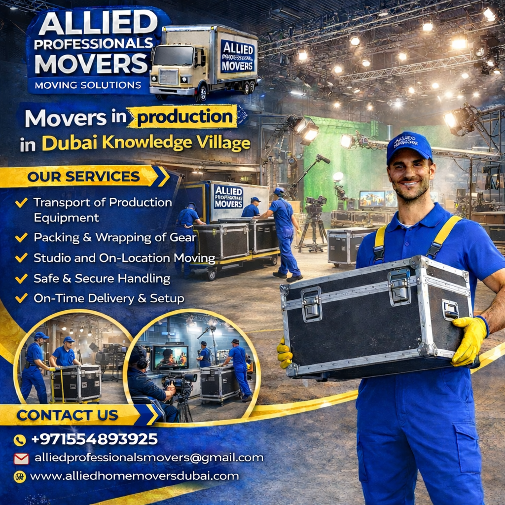Movers in production in Dubai Knowledge Village