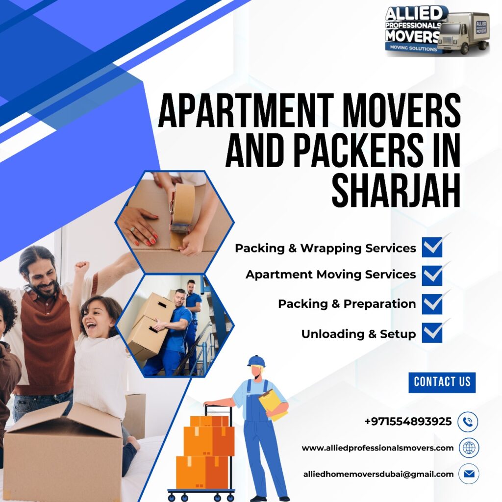 Apartment Movers and packers in Sharjah