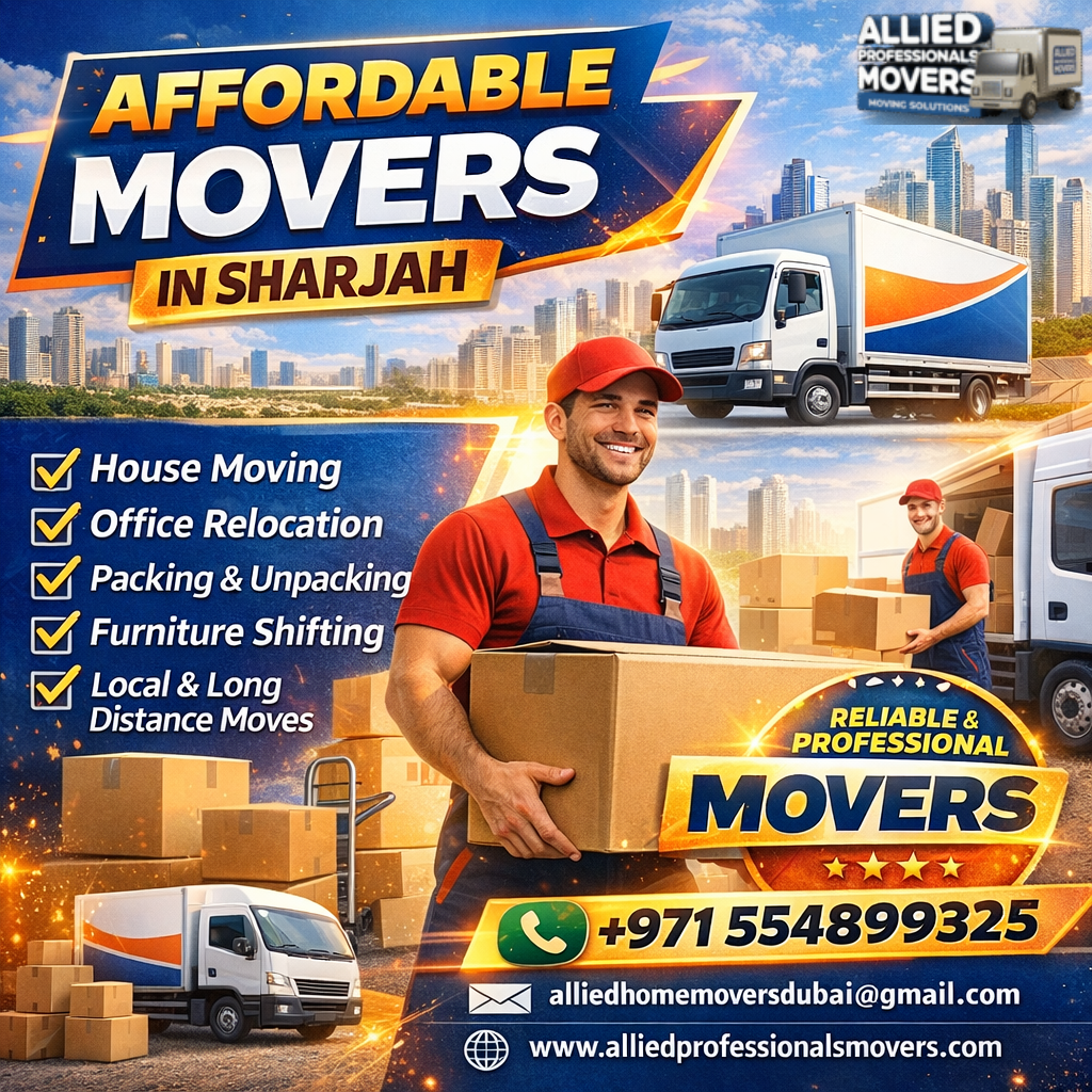 Affordable Movers in Sharjah